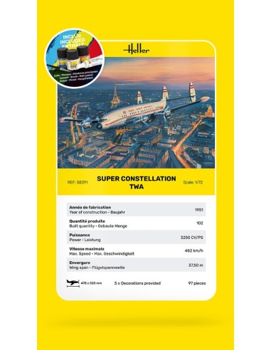 STARTER KIT Super Constellation TWA 