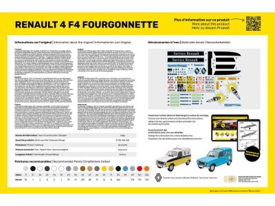 STARTER KIT Renault 4 F4 Fourgonette 