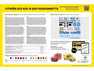 STARTER KIT Citroen 2CV AZU-B 250 Fourgonnette 