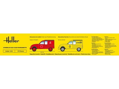 STARTER KIT Citroen 2CV AZU-B 250 Fourgonnette 