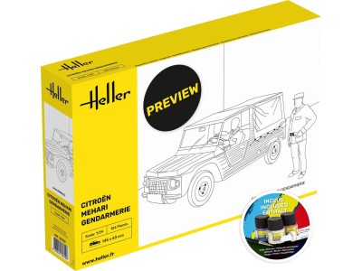 STARTER KIT Citroen Mehari Gendarmerie 