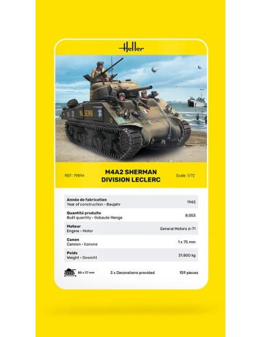 M4A2 Sherman "Division Leclerc" 
