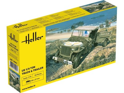 US 1/4 Ton Truck & Trailer 