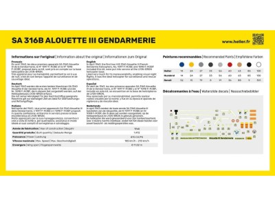 SA 316 Alouette III Gendarmerie 