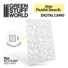 Pochoirs flexibles - Camouflage numérique (5mm)