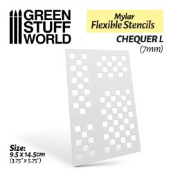 Pochoirs flexibles - CARRÉS L (7mm)
