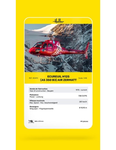 Ecureuil H125 (AS 350 B3) Air Zermatt 