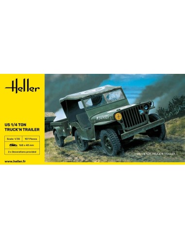 US 1/4 Ton Truck 'n Trailer 