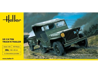 US 1/4 Ton Truck 'n Trailer 