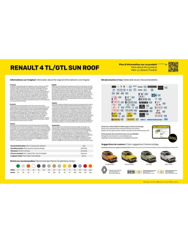 Renault 4 TL/GTL Sun Roof 