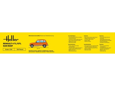 Renault 4 TL/GTL Sun Roof 