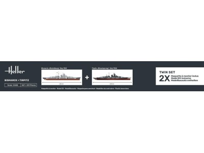 Twin Set Bismarck + Tirpitz 