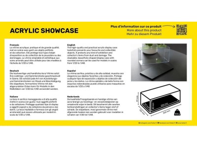 Acrylic Showcase, 252 x 127 x 80 mm 