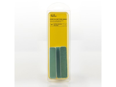 Sand file set (two-sided, 3 pieces) 