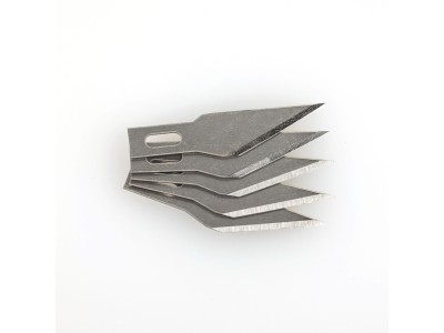 Fine-point replacement blades for scalpel (5 pieces) 