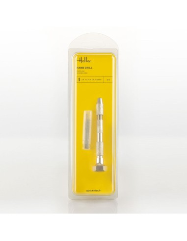 Hand drill with five drills (1, 1.2, 1.4, 1.5, 1.8 mm) 