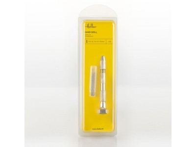 Hand drill with five drills (1, 1.2, 1.4, 1.5, 1.8 mm) 