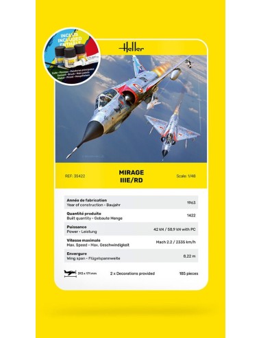 STARTER KIT Mirage IIIE/RD 