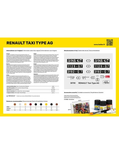 STARTER KIT Renault Taxi Type AG 