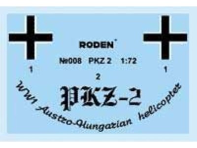PKZ-2 Austro-Hungarian Helicopter World War 1 