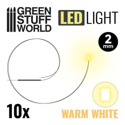 Lumières LED Blanche Chaude - 2mm