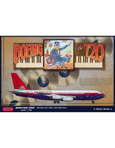 Boeing 720 Elton John 1974 