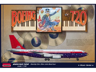 Boeing 720 Elton John 1974 