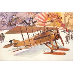 Spad VII c.1 with Russian skies 