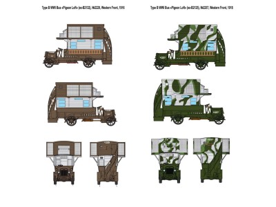 Type B WWI Bus "Pigeon Loft 