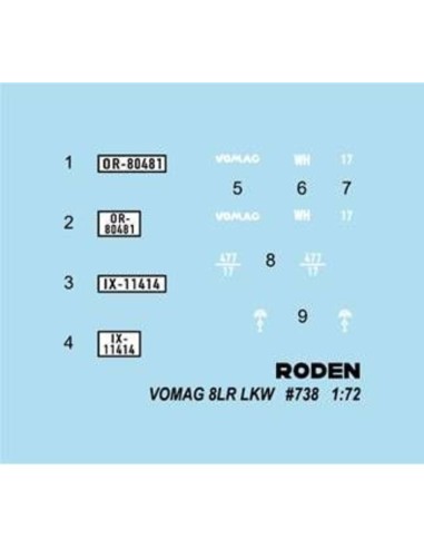 Vomag 8 LR LKW WWII German Heavy Truck 