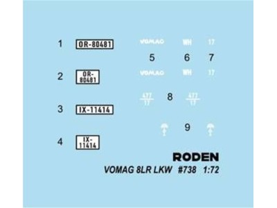 Vomag 8 LR LKW WWII German Heavy Truck 