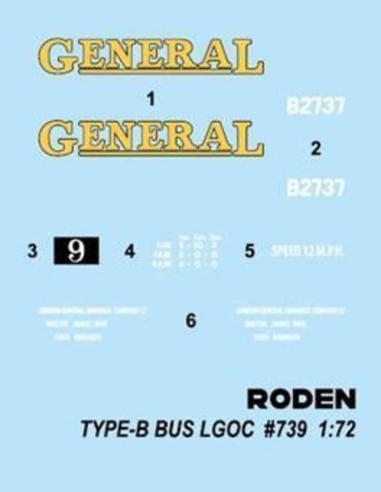 Type B Bus, LGOC, London, Early 1914 