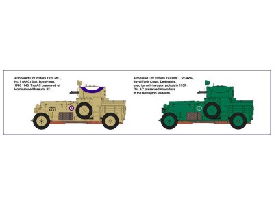 WWII British Armoured Car Pattern 1920 Mk.I 