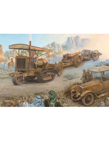 Holt 75 Artillery Tractor w/BL 8-inch Howitzer 