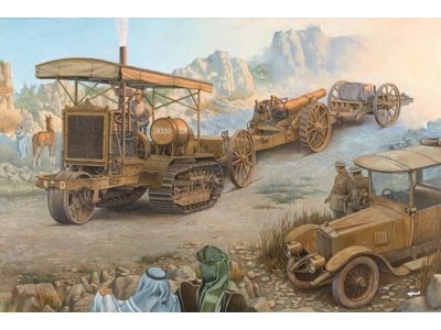 Holt 75 Artillery Tractor w/BL 8-inch Howitzer 