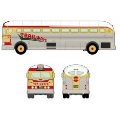 GMC PD-3751 "Silverside Trailwagon" Trailways Company  2