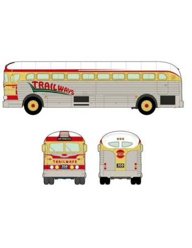 GMC PD-3751 "Silverside Trailwagon" Trailways Company 