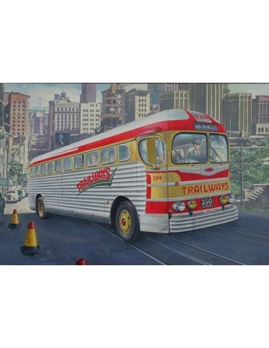 GMC PD-3751 "Silverside Trailwagon" Trailways Company 