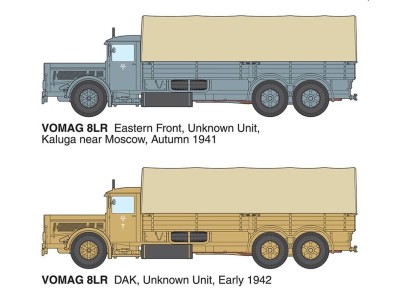 Vomag 8 LR LKW WWII German Heavy Truck 