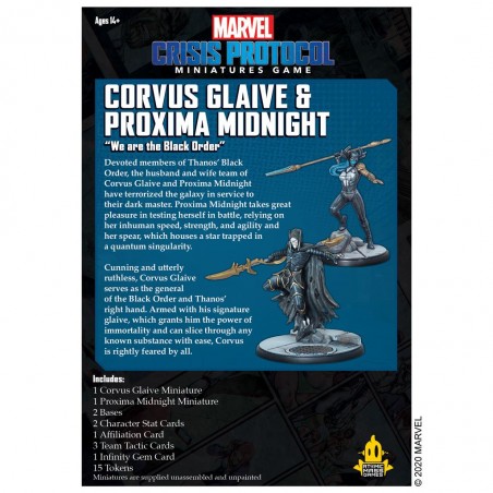 Corvus Glaive and Proxima Midnight