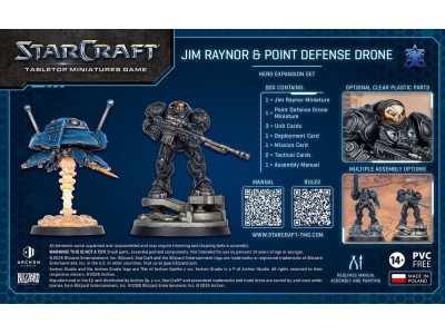 StarCraft Jim Raynor (Raynor's Raiders) - Terran - Hero Expansion Set 