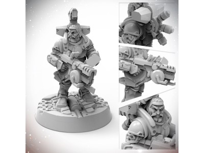 Masters of the Universe Miniatures: DWARF SOLDIER 