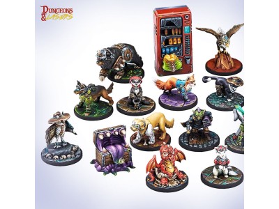 Dungeons & Lasers Miniatures: ANIMAL COMPANIONS 