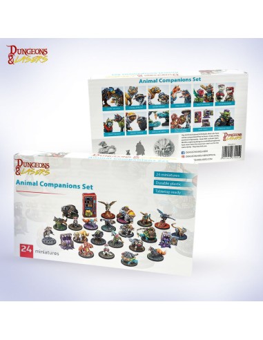 Dungeons & Lasers Miniatures: ANIMAL COMPANIONS 