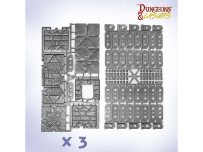 Dungeons & Lasers Expansion Set: HALL OF HEROES 
