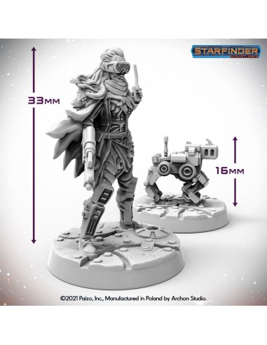 Masters of the Universe Miniatures: ANDROID MECHANIC (with mechanic's drone) 