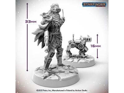 Masters of the Universe Miniatures: ANDROID MECHANIC (with mechanic's drone) 