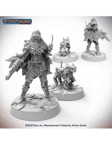 Masters of the Universe Miniatures: ANDROID MECHANIC (with mechanic's drone) 