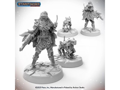 Masters of the Universe Miniatures: ANDROID MECHANIC (with mechanic's drone) 