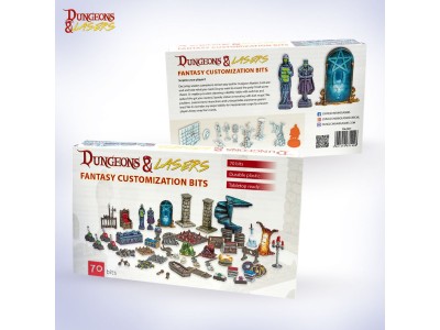 Dungeons & Lasers Expansion Set: FANTASY CUSTOMIZATION BITS 